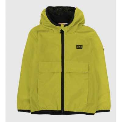 Lime Green Boys' Hooded Jacket
