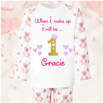 Birthday pjs - Crown and...