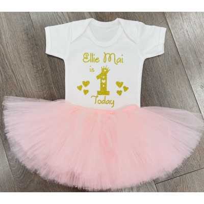 Birthday Tutu Set Hearts...