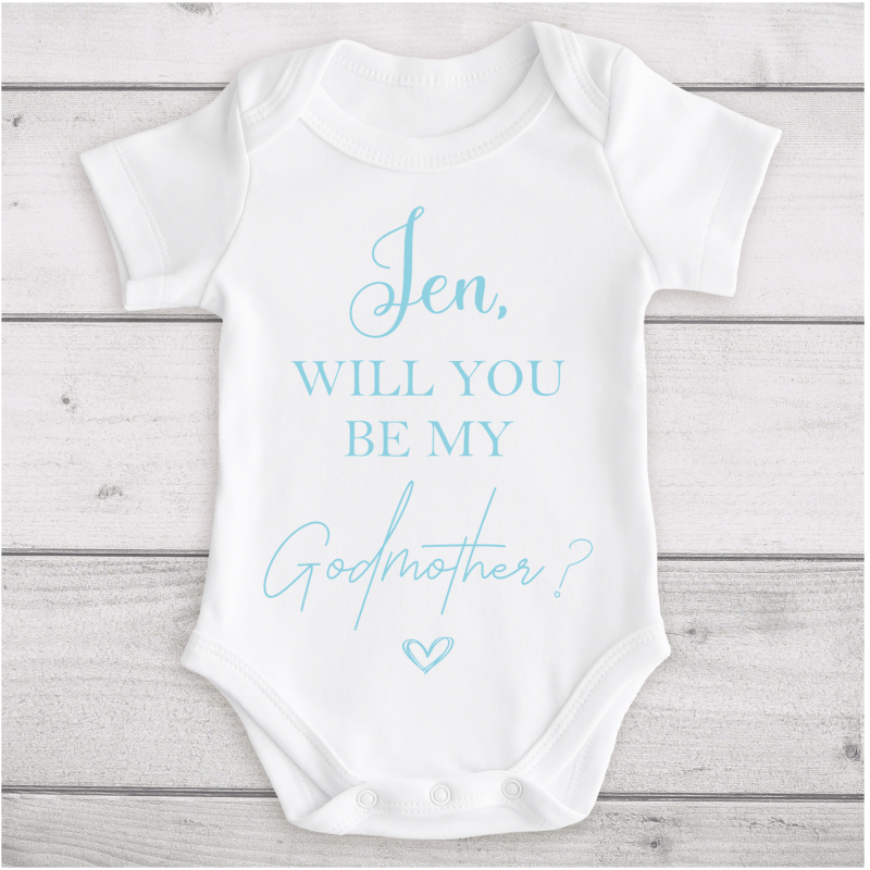 Personalised Baby Vest Godmother...