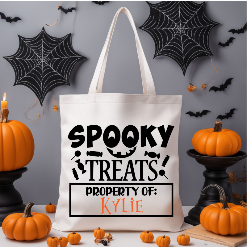 Personalised Halloween Bag Spooky Treats