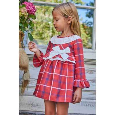 Red Checkered Dress For...