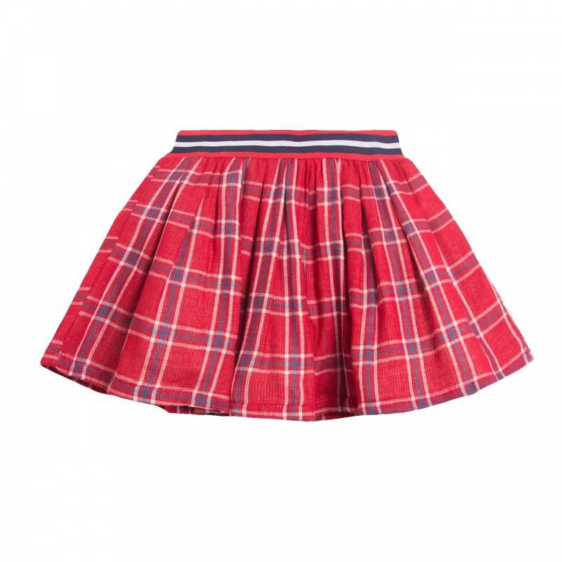 Red Plaid Skirt