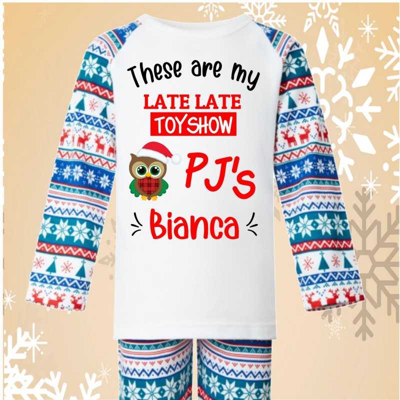 Personalised Toy Show Pjs