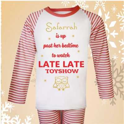 Pyjamas Toyshow up late