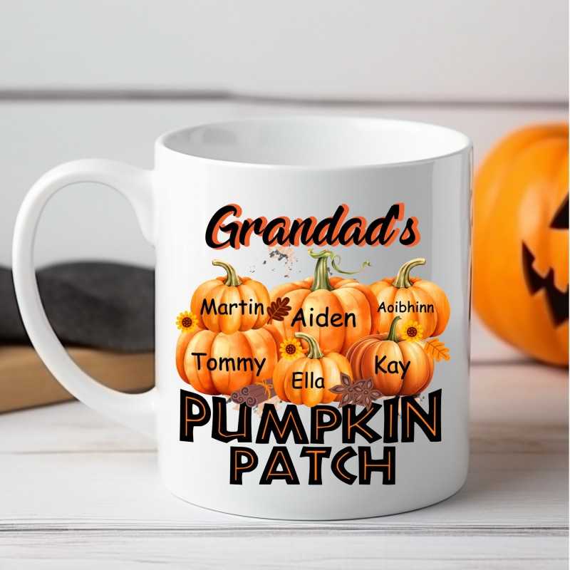 Personalised Halloween mug Pumpkin Patch