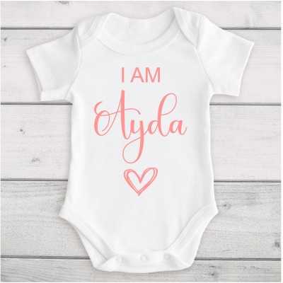 Personalised Baby Vest Name