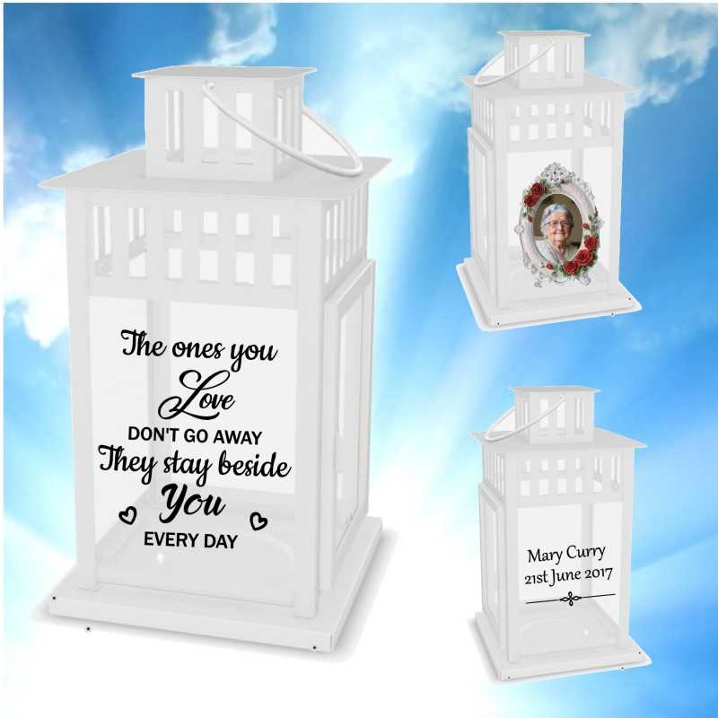 Personalised Remembrance Photo Lantern