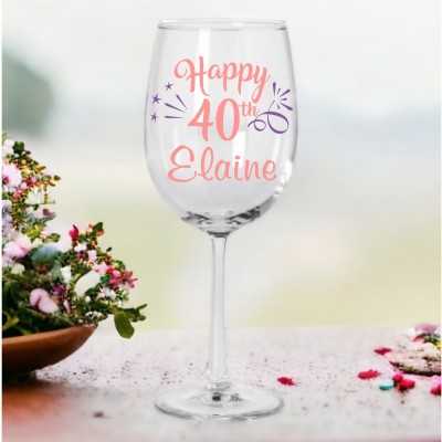 Personalised Birthday Wine...