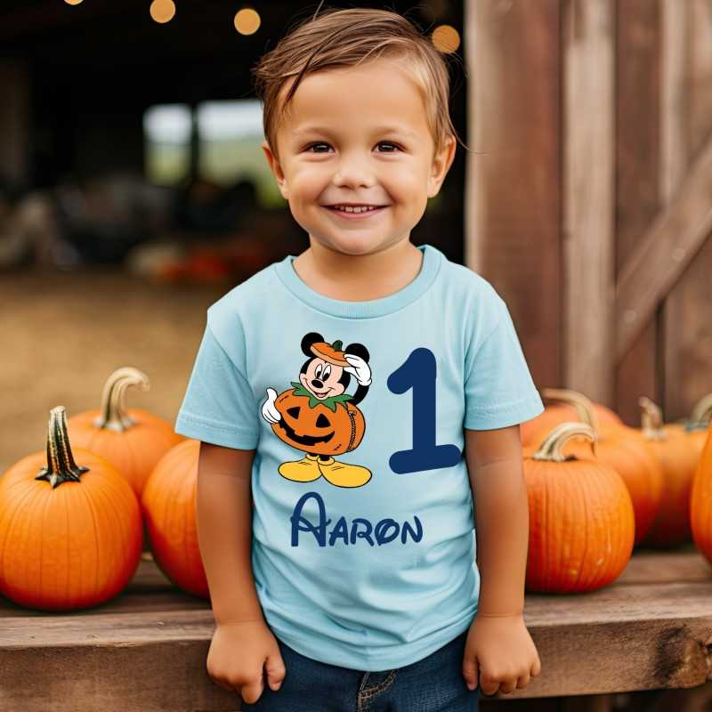 Personalised Birthday Halloween t-shirt