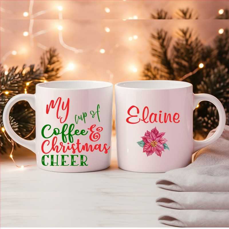 Personalised Christmas Mug Coffee and...
