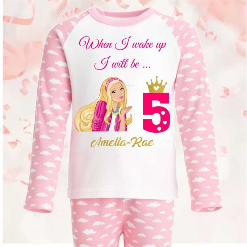 Personalised Birthday Pjs Barb