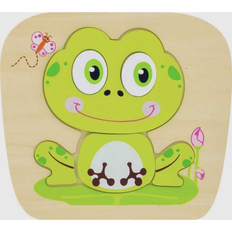 Puzzle: Frog (6 Pcs)