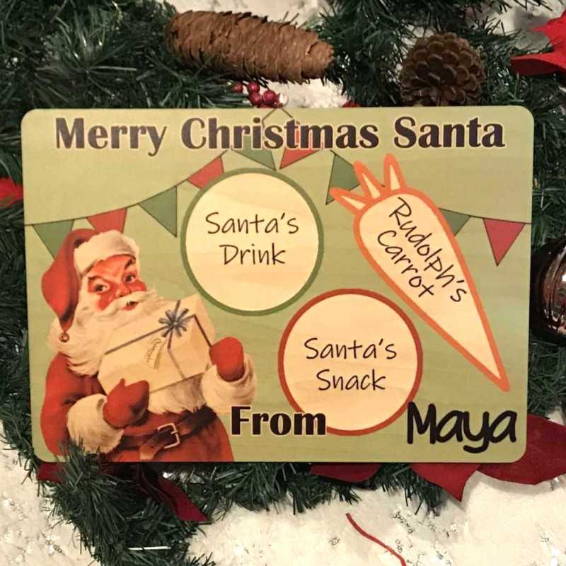 Personalised Christmas Santa board