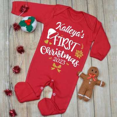 First Christmas baby grow...