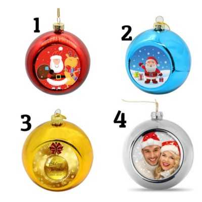 Photo Bauble various colors 2