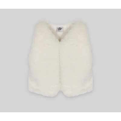 Fur Vest white