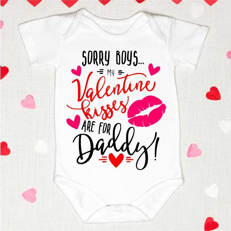 Valentine's Day baby vest Sorry boys...