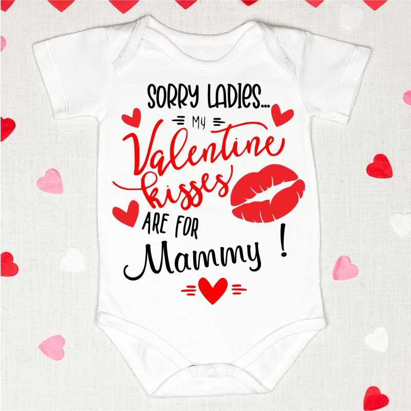 Valentine's Day baby vest Sorry...