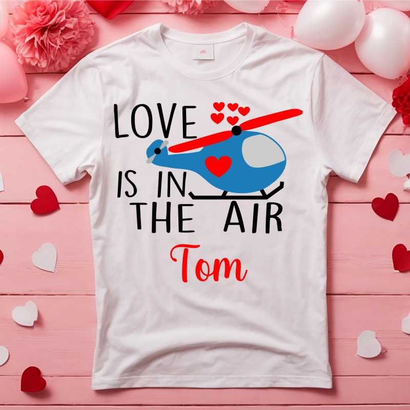 Personalised Valentine's Day T-shirt...