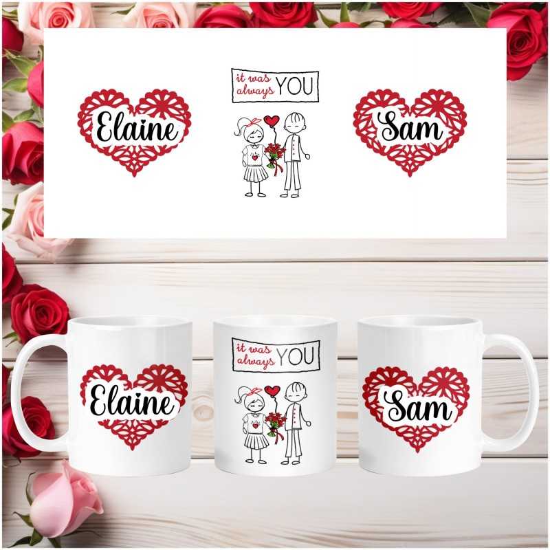 Personalised Valentine's Day Mug...