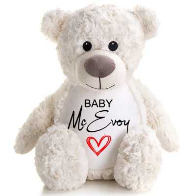 Personalised Cream Teddy...