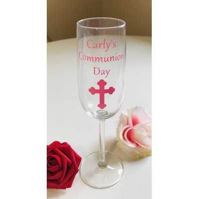 Communion champagne glass...