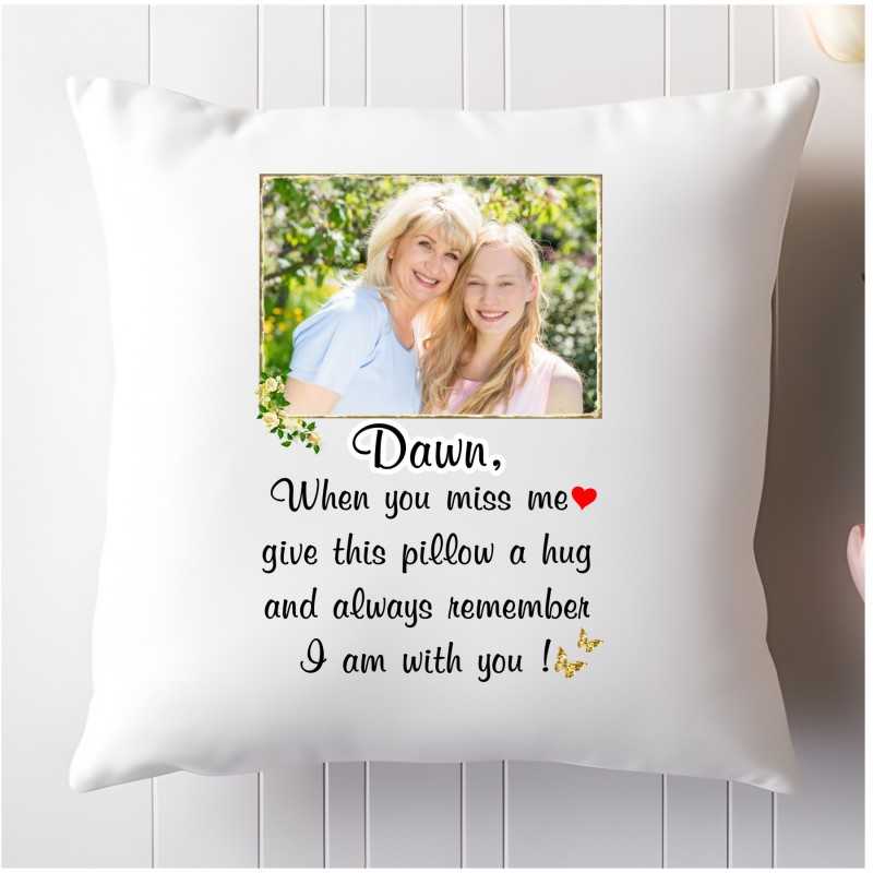 Personalised Remembrance Photo Cushion