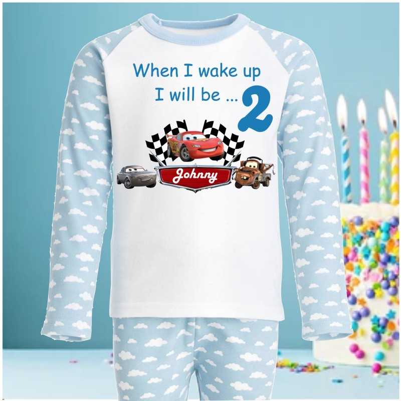 Birthday Pjs Cars