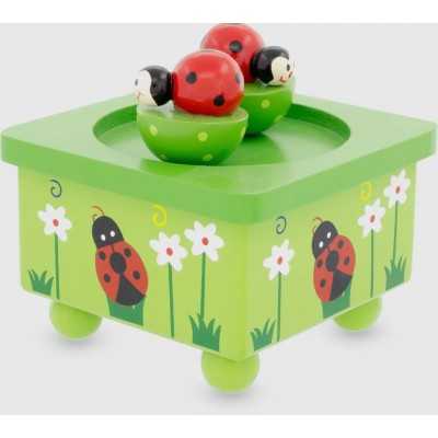 Ladybug Leaf Music Box