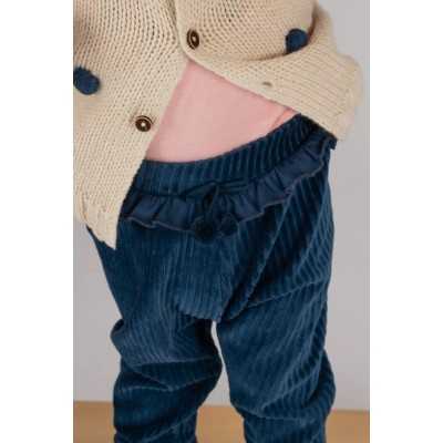 Blue Corduroy Baby Pants 2