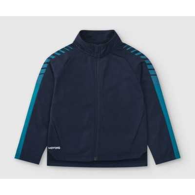 Navy Boy's Open Sweatshirt 2