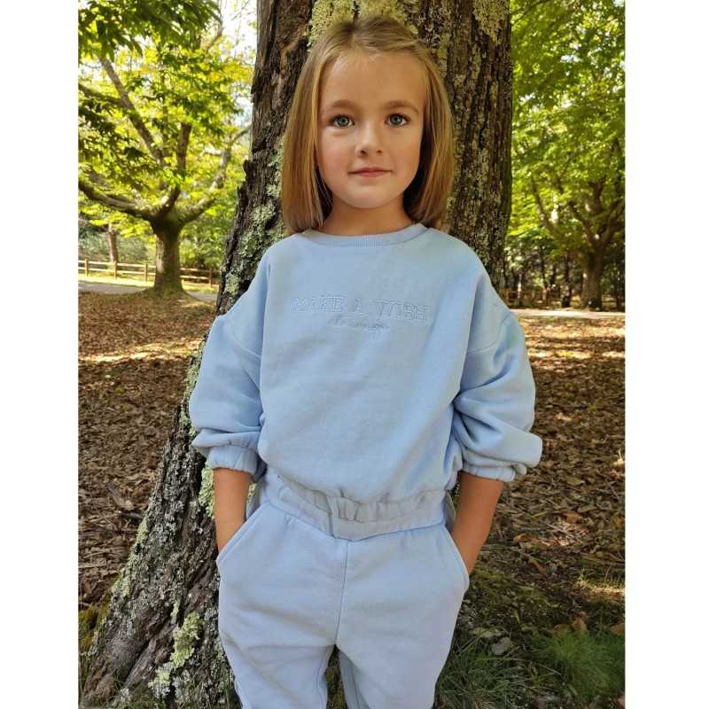 Light Blue Wish Girl's Sweatshirt