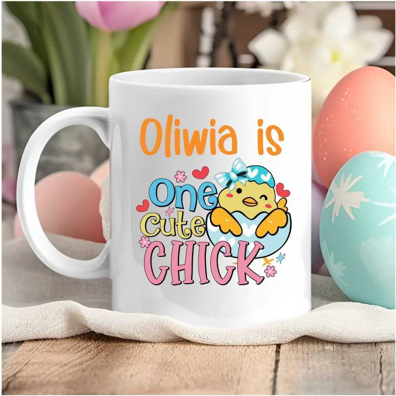 Personalised Easter Chick Mug