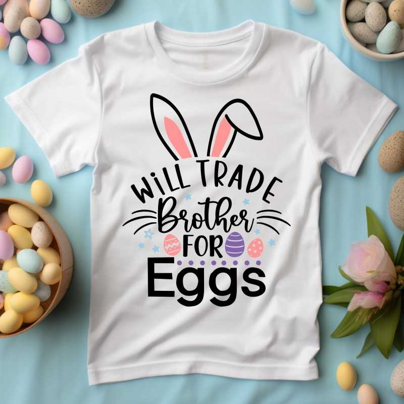 Personalised Easter T-shirt 'Trade...