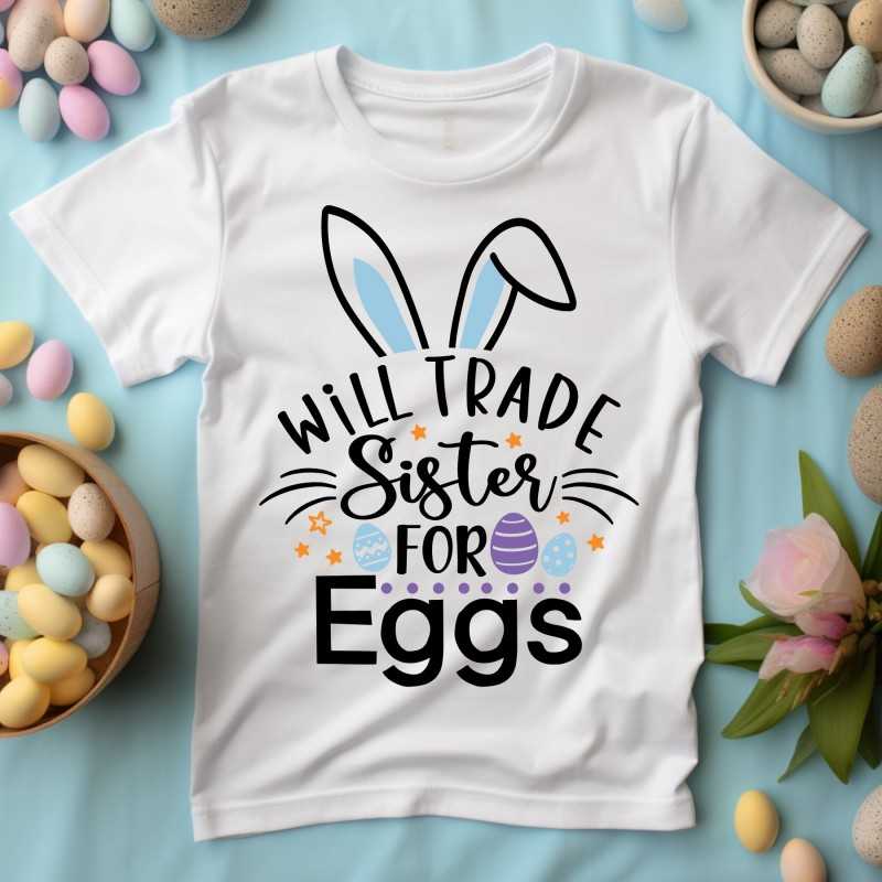Personalised Easter T-shirt 'Trade...