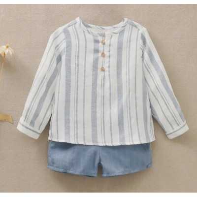 Baby Boy's Set with Striped...