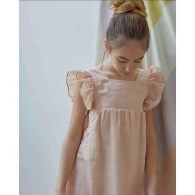 Girl's Dress with Ruffles...