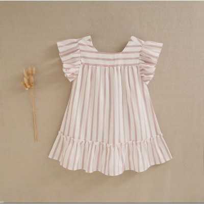 White Girl's Dress with Red...