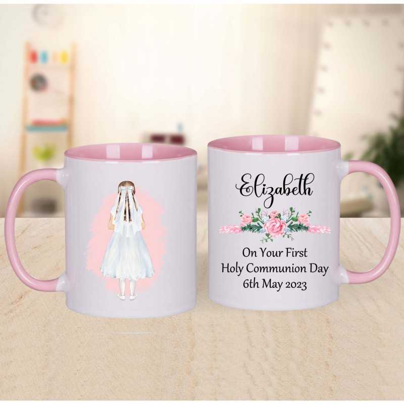 Personalised Communion Girl Mug