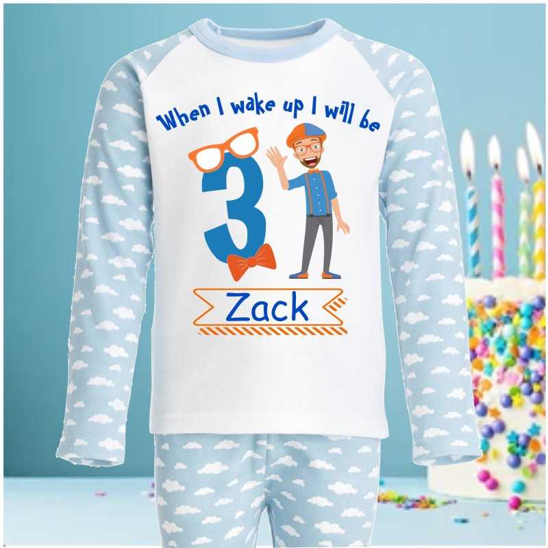 Personalised Birthday Pjs Blippi