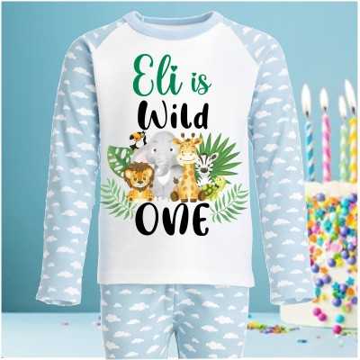 Personalised Pjs Wild