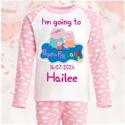 Personalised Pjs PeppaPig Land