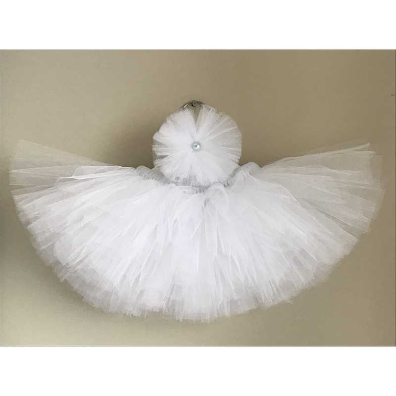 Tutu Skirt and headband set White