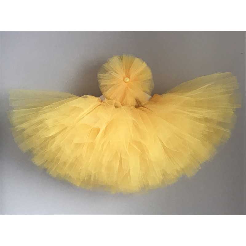 Tutu Skirt and headband set Yellow