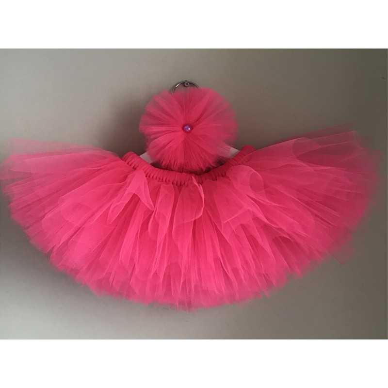 Tutu Skirt and headband set Bright Pink