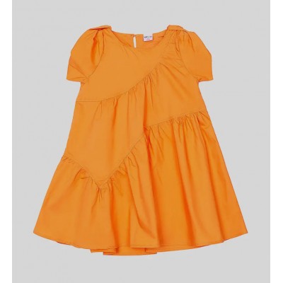Girl | Knitted Dress Orange 2