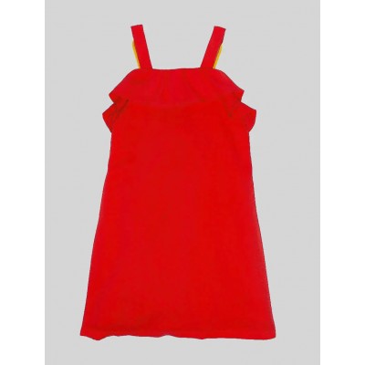 Girl | Woven Dress Grapefruit 2
