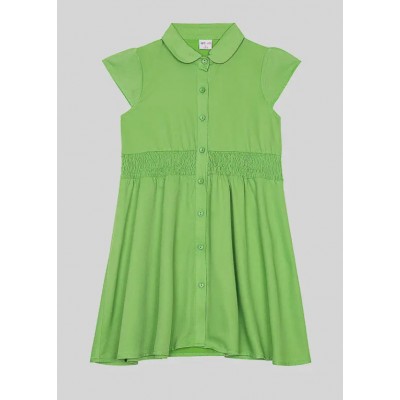 Girl | Woven Dress Green
