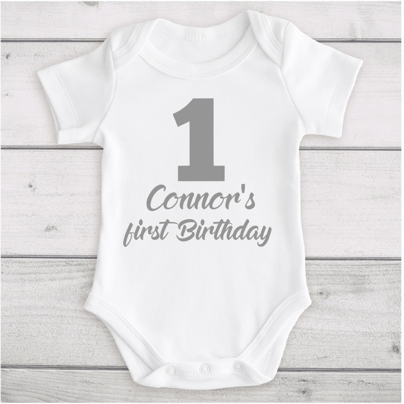Personalised First Birthday Baby Vest...